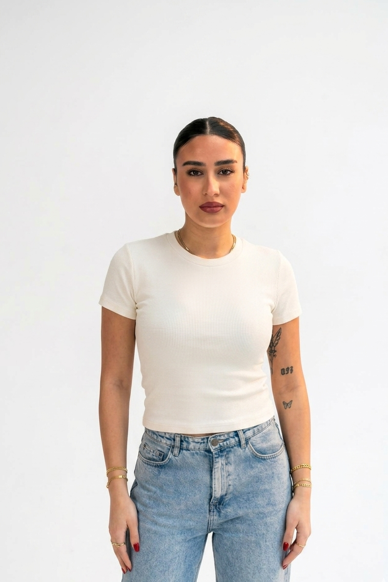 The Essential 100% Cotton Sculpt Top