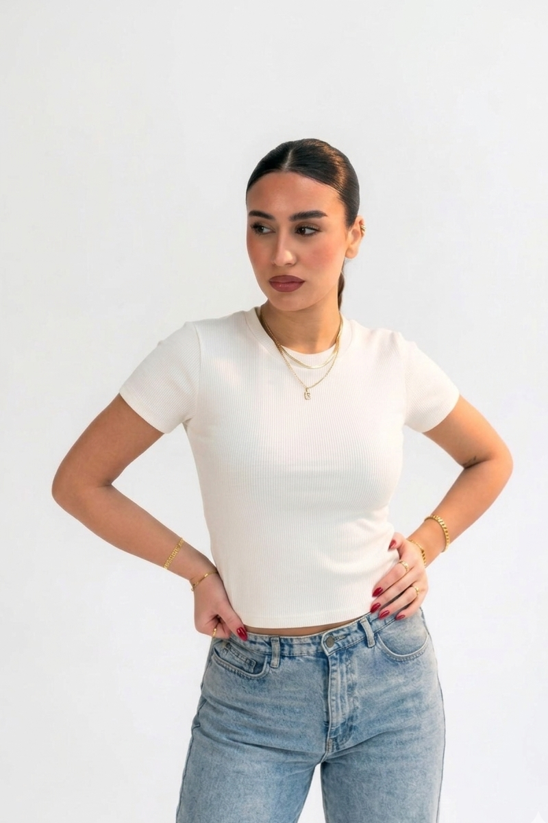 The Essential 100% Cotton Sculpt Top